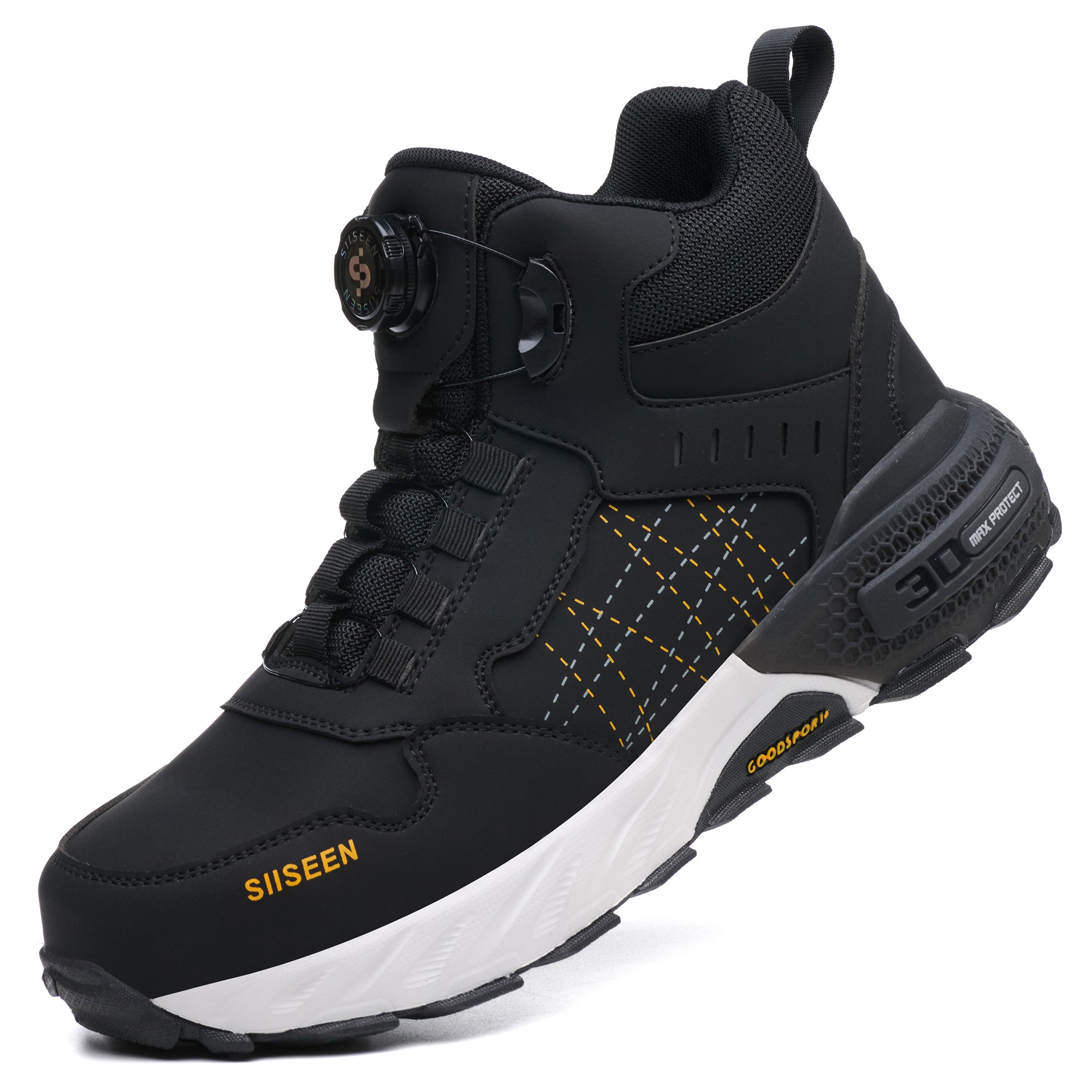 S3 Ultraleichte, stoßfeste, durchtrittsichere und wasserdichte Sicherheitsschuhe zum Schutz des Knöchels-50