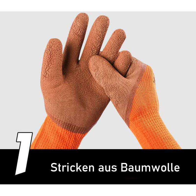 Verdickte und samtige verschleißfeste, rutschfeste, kalte und warme Arbeitsschutzhandschuhe