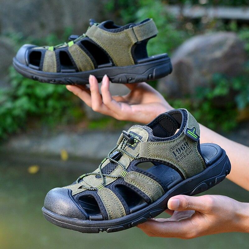 Sandalen Wildleder Casual Schuhe Outdoor