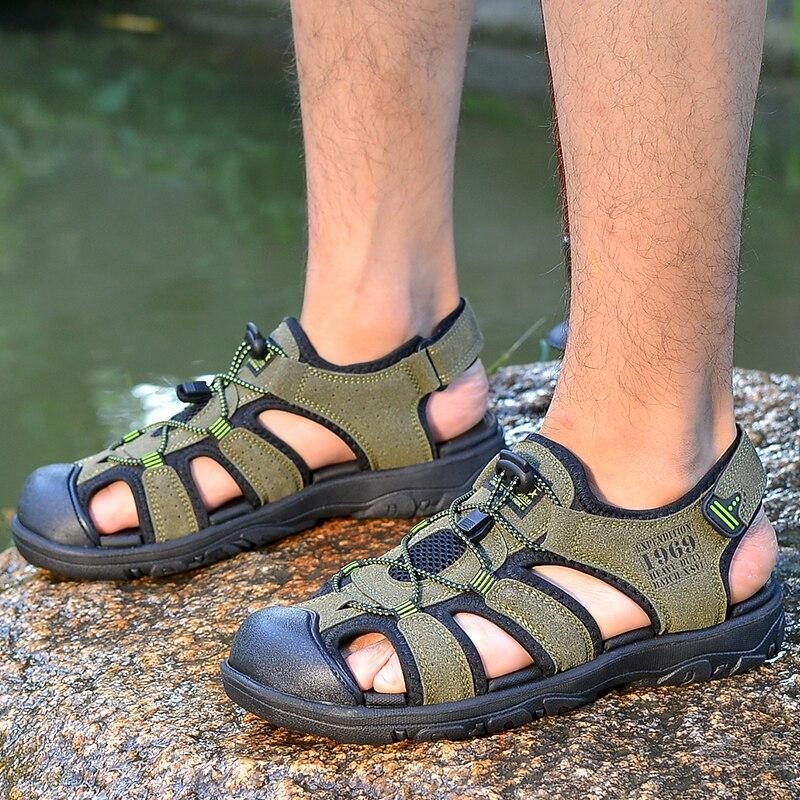 Sandalen Wildleder Casual Schuhe Outdoor