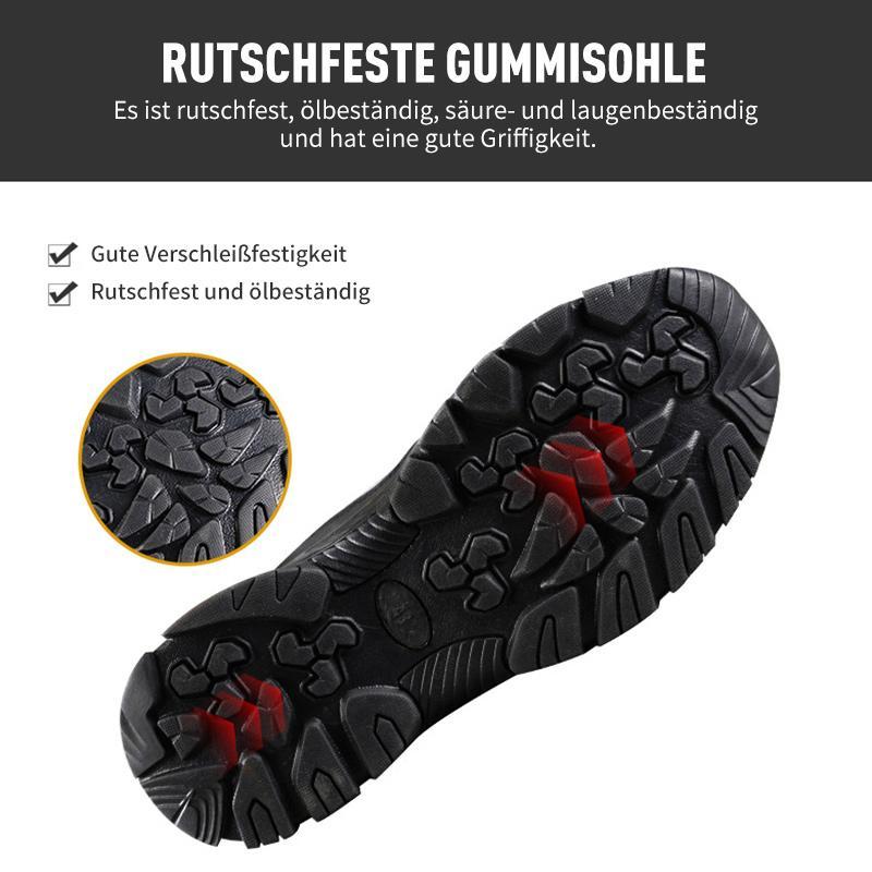 Anti-Smash und Anti-Durchstich High-Top Flugsicherheitsschuhe aus atmungsaktivem Gewebe