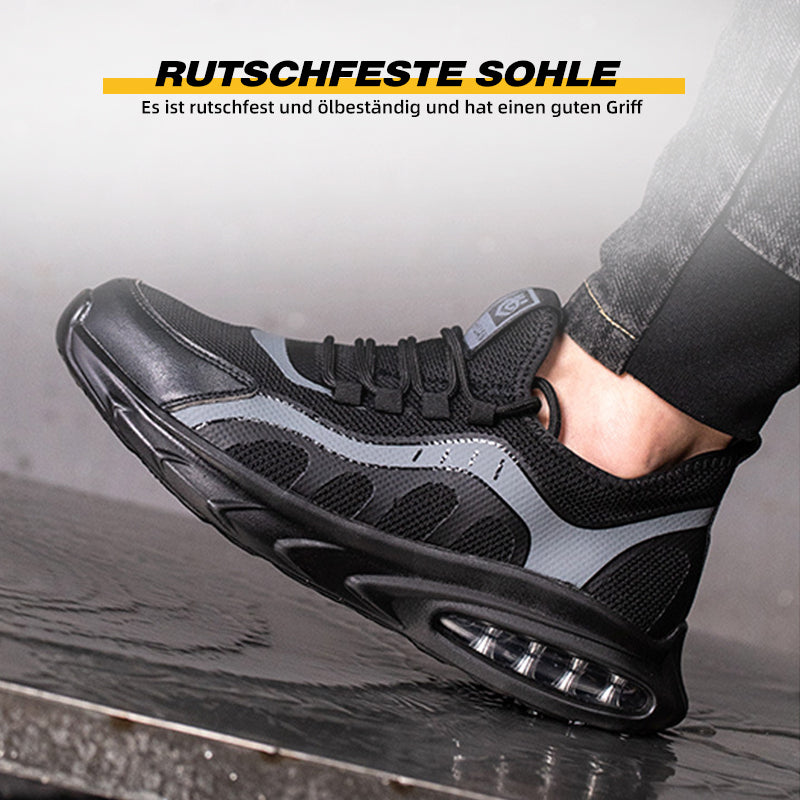 Fanmalls Sicherheitsschuhe Leichte Arbeitsschuhe Sportliche Atmungsaktive Stahlkappenschuhe